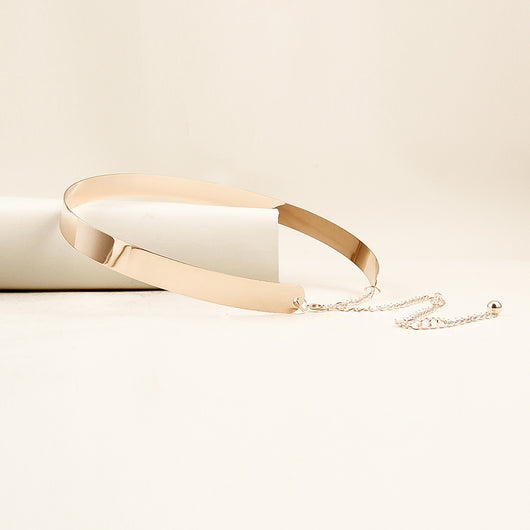 Cinturón Metálico con Lentejuelas y Espejo - Accesorio de Moda Exagerado - Image 19