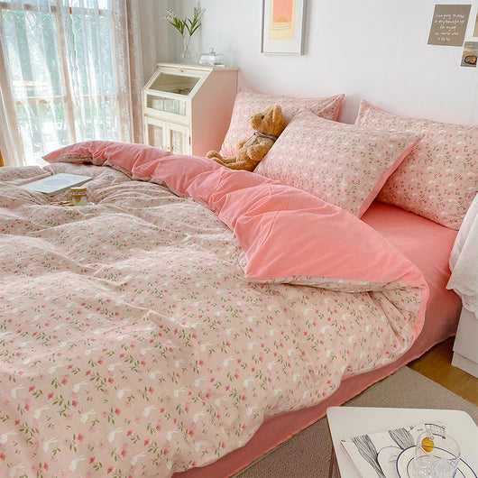 Juego de Sábanas de Franela Coral Velvet 4 Piezas - Algodón Suave para Cama Individual - Image 17