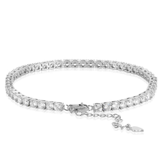 Pulsera Tobillera de Circones Tennis 4mm - Diseño Minimalista y Ajustable - Image 10