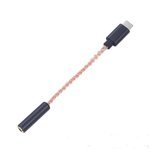 Adaptador de Audio USB-C a 3.5mm con Amplificador
