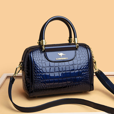 Bolso Bandolera de Cuero Charol Brillante para Mujer - Image 18