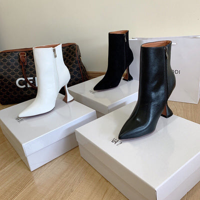 Botas Tobilleras Sexy con Cierre Lateral - Tacón de Aguja - Image 9