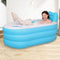 Bañera Plegable Inflable para Departamentos Pequeños - Tina Portátil PVC Resistente