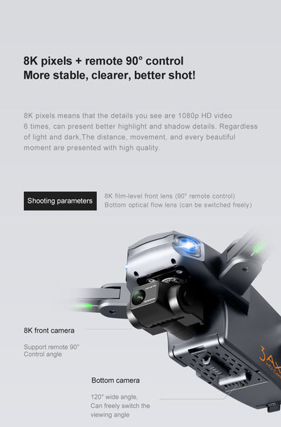 Dron PTZ de Tres Ejes Autonivelante con Diseño Plegable - Image 24