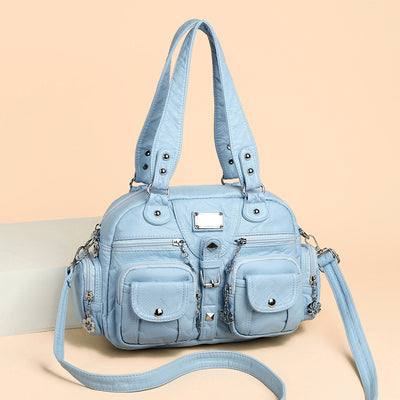 Bolso Mensajero Retro Vintage Estilo Europeo Americano para Mujer