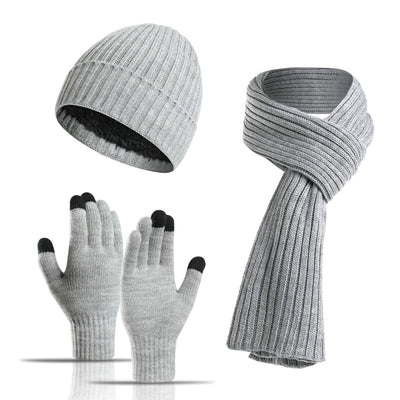 Conjunto Invernal 3 en 1: Gorro, Bufanda y Guantes Tejidos - Image 9