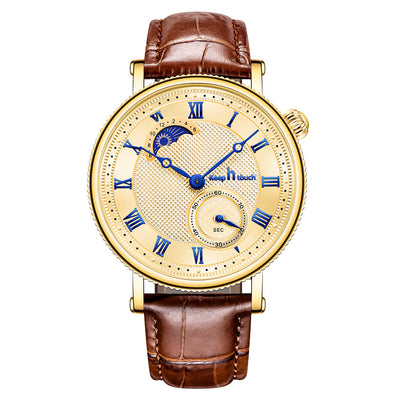 Reloj Deportivo Impermeable Sol Luna Estrella para Hombre - Image 3