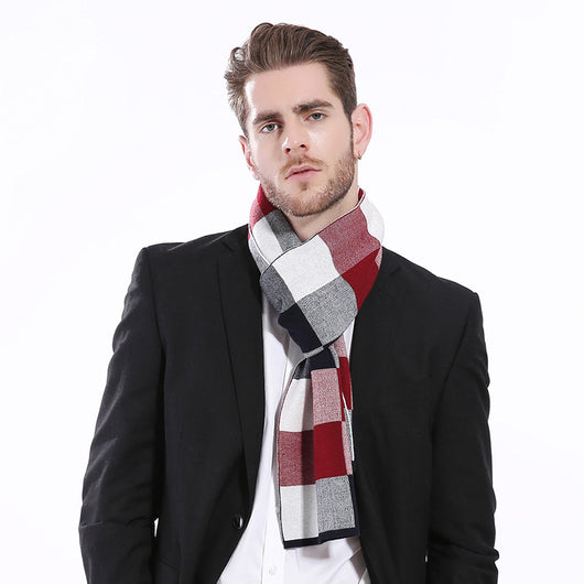 Bufanda de Cachemira a Cuadros Británicos para Hombre - Elegancia y Calidez - Image 14
