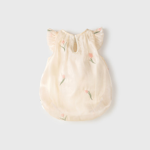 Enterizo Ligero para Bebé Niña - Ropa Fresca de Verano