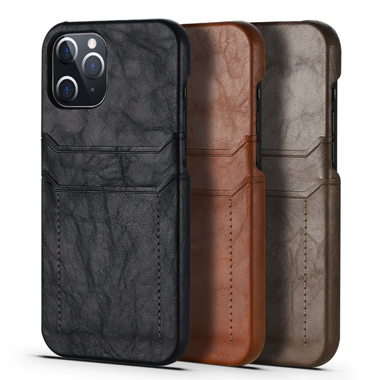Funda Protectora para Celular en Cuero Curtido con Patrón Texturizado - Image 2