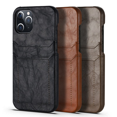 Funda Protectora para Celular en Cuero Curtido con Patrón Texturizado - Image 2