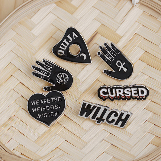 Broche Bruja Maldito Ouija Carta de Amor
