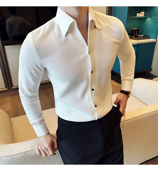 Camisa Térmica Textura Waffle Cuello V Manga Larga - Image 25