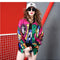 Uniforme Béisbol Oversize Estampado Manga Larga Versátil
