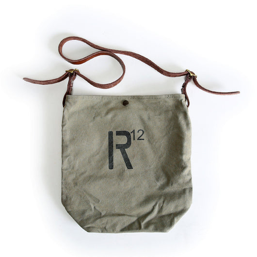 Bolso Diagonal Vintage Art Canvas con Cruces Lavado - Image 6