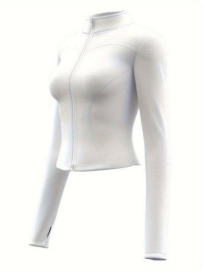 Chaqueta Deportiva Ajustada de Alta Elasticidad Transpirable Slim Fit - Image 13