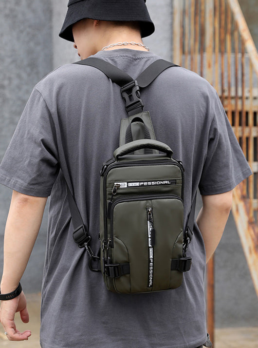 Mochila Cruzada Multifuncional para Hombre - Bolsa Pecho y Hombro - Image 18