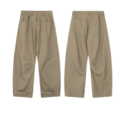 Pantalones Rectos Holgados Estilo Retro Americano - Image 6