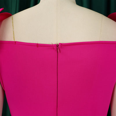 Vestido Elegante con Flores Tridimensionales para Mujer - Image 28