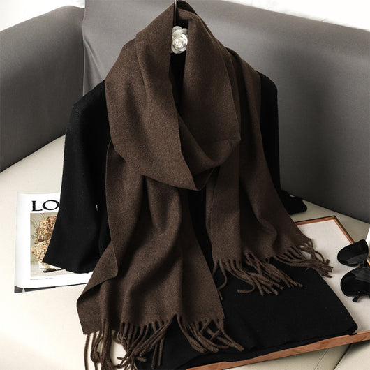 Pashmina Cálida de Color Sólido para Mujer - Chal Suave Estilo Cashmere - Image 62