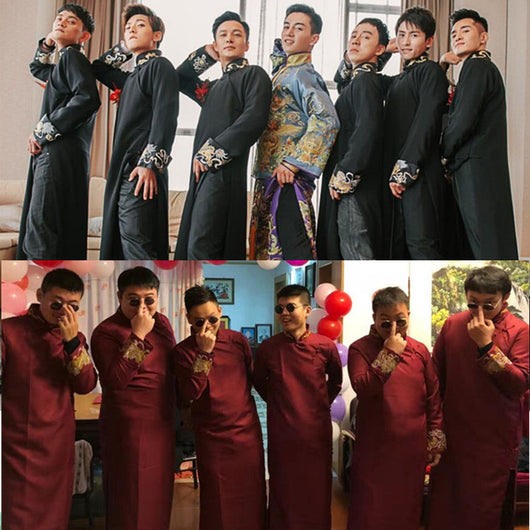 Traje Tang Hanfu Tradicional Chino para Hombre - Estilo Nupcial - Image 9