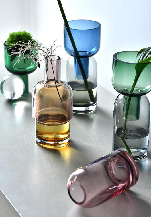 Soporte de Cristal Decorativo para Arreglos Florales de Lujo - Image 2