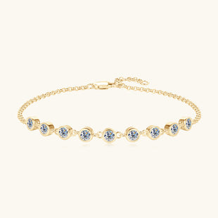 Pulsera Minimalista de Moissanita Europeo Americano Nicho - Image 20