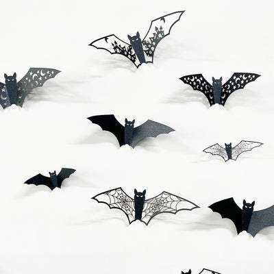 Pegatinas 3D de Murciélagos para Pared en Halloween - Image 8