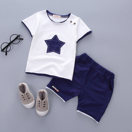 Conjunto de Verano para Bebé - Camisa y Pantalón Corto