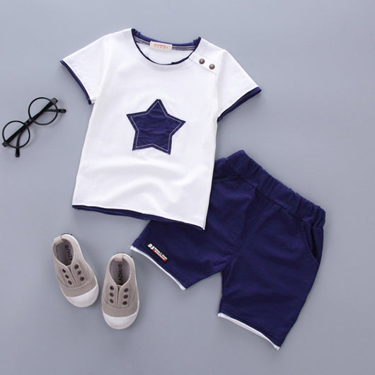 Conjunto de Verano para Bebé - Camisa y Pantalón Corto