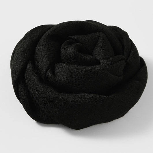 Pañuelo Artístico de Algodón y Lino - Colores Sólidos Elegantes - Image 25