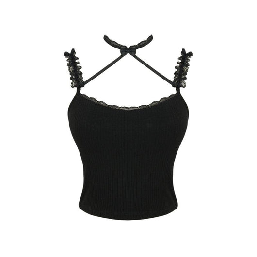 Top Halter de Encaje para Mujer - Diseño Delgado para Usar por Fuera - Image 6