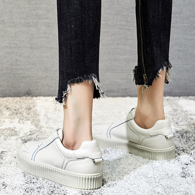 Tenis Casuales Beige Bajo Perfecto para Combinar - Image 25