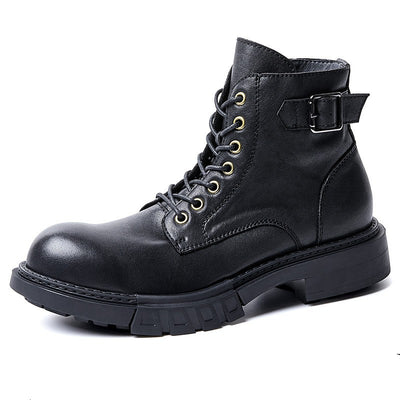 Botas de Trabajo Altas de Cuero para Motociclista - Image 12