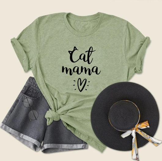 Playera Gráfica Cat Mama - Image 8