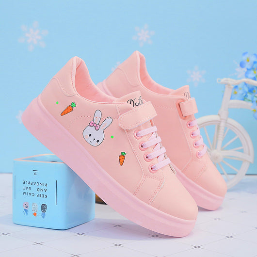 Zapatillas Deportivas Blancas de Suela Blanda para Niños Grandes - Image 5