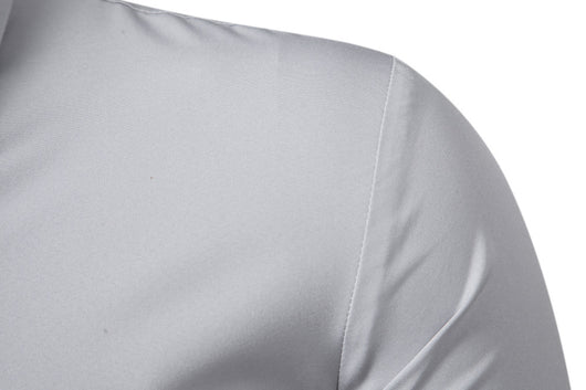 Camisa Casual de Manga Larga con Contraste de Colores - Image 25