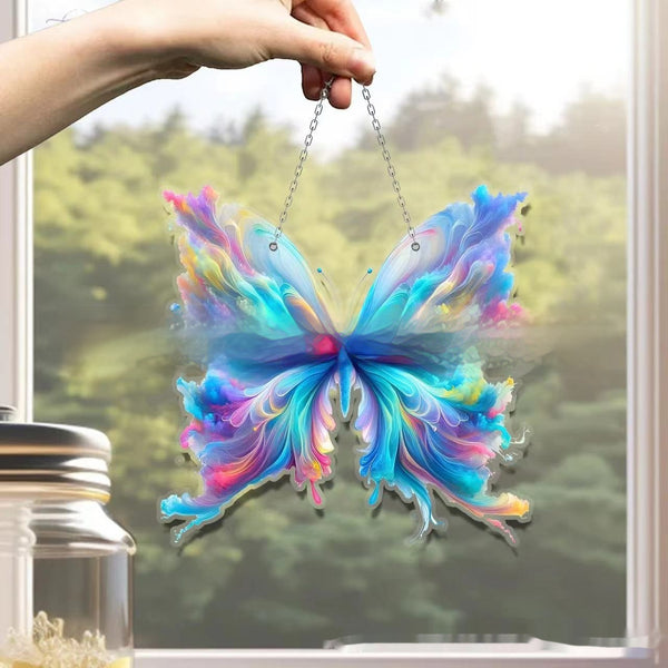 Colgante Mariposa Efímera con Efecto Humo