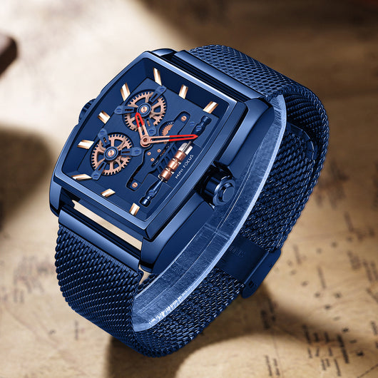 Reloj para Hombre con Malla Tipo Barril y Protección Anti-Milan - Image 13