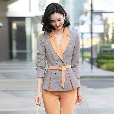 Traje Profesional Mujer Unicolor Poliéster Premium - Image 9