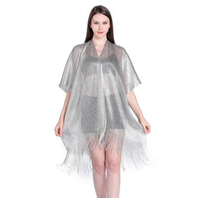 Blusa Playera con Cintas Doradas y Plateadas - Protección Solar Elegante - Image 73
