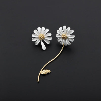 Aretes de Margarita Delicados - Conjunto de Joyería Floral - Image 20