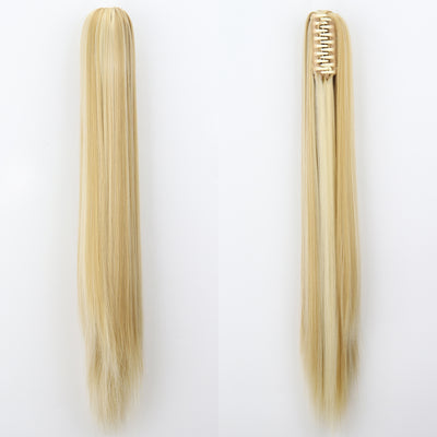 Peluca de Fibra Sintética con Clip Tipo Garra - Cabello Liso y Voluminoso - Image 17