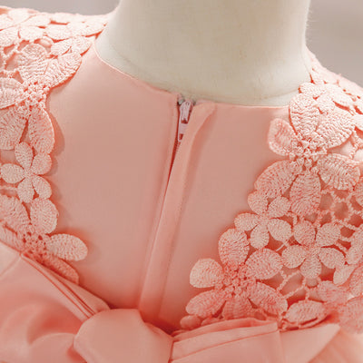 Vestido de Princesa en Encaje y Malla para Niña - Image 18