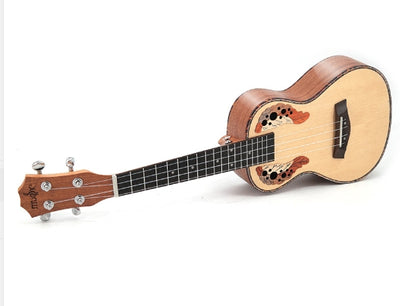 Ukelele Soprano de Pícea de 23 Pulgadas con Agujero de Uva - Image 5