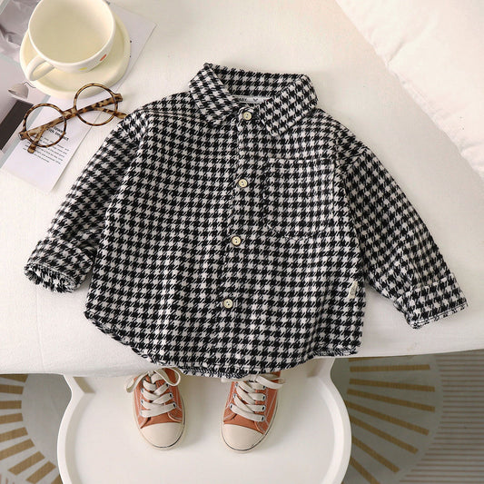 Camisa de Cuadros Casual para Niños - Perfecta para Primavera y Otoño - Image 2
