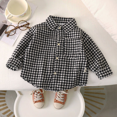 Camisa de Cuadros Casual para Niños - Perfecta para Primavera y Otoño - Image 2