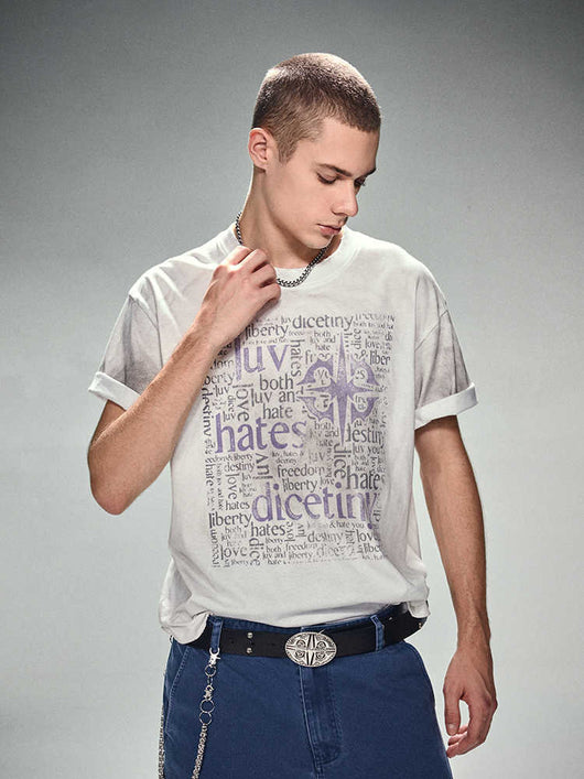 Playera Blanca de Manga Corta para Parejas - Estilo American High Street - Image 12
