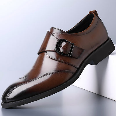 Zapatos de Cuero Casuales para Hombre con Hebilla y Bordado Termocrómico - Image 3