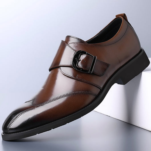 Zapatos de Cuero Casuales para Hombre con Hebilla y Bordado Termocrómico - Image 3